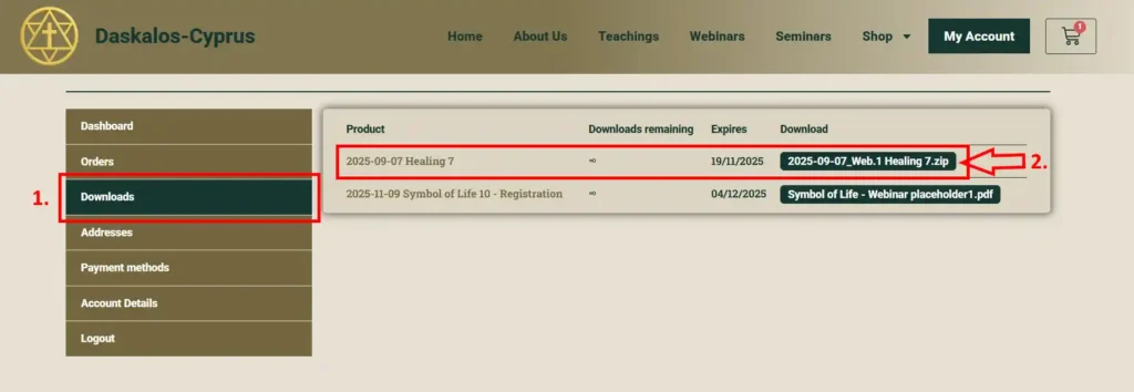 screenshot download product